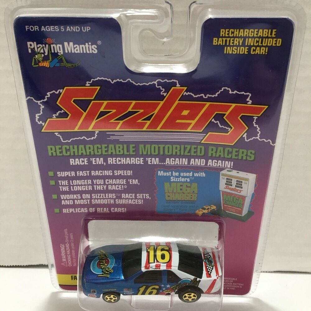 Sizzlers Playing Mantis Family Channel Ted Musgrave 16 Rechargeable Car New 1:64